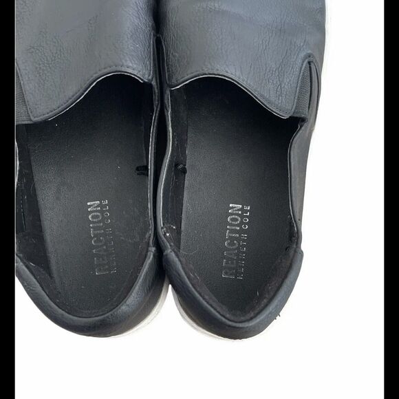 Kenneth Cole Reaction Womens Slip On Tennis Sneaker Size 8 Medium Black Flats - Picture 10 of 15